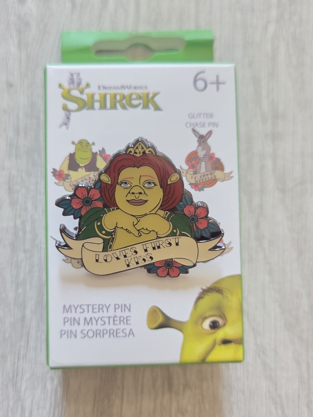 Loungefly Pin Fiona Loves First Kiss Shrek Tattoo Blind Box Dreamworks